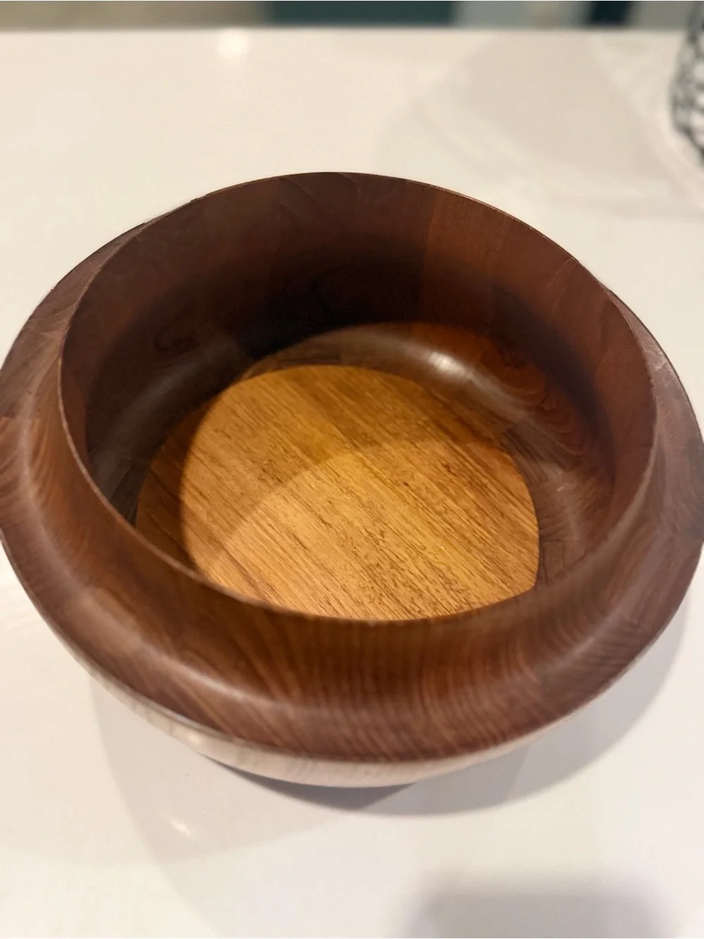 Vintage Scanform Denmark Teak Salad Bowl Danish Modern Henning Koppel